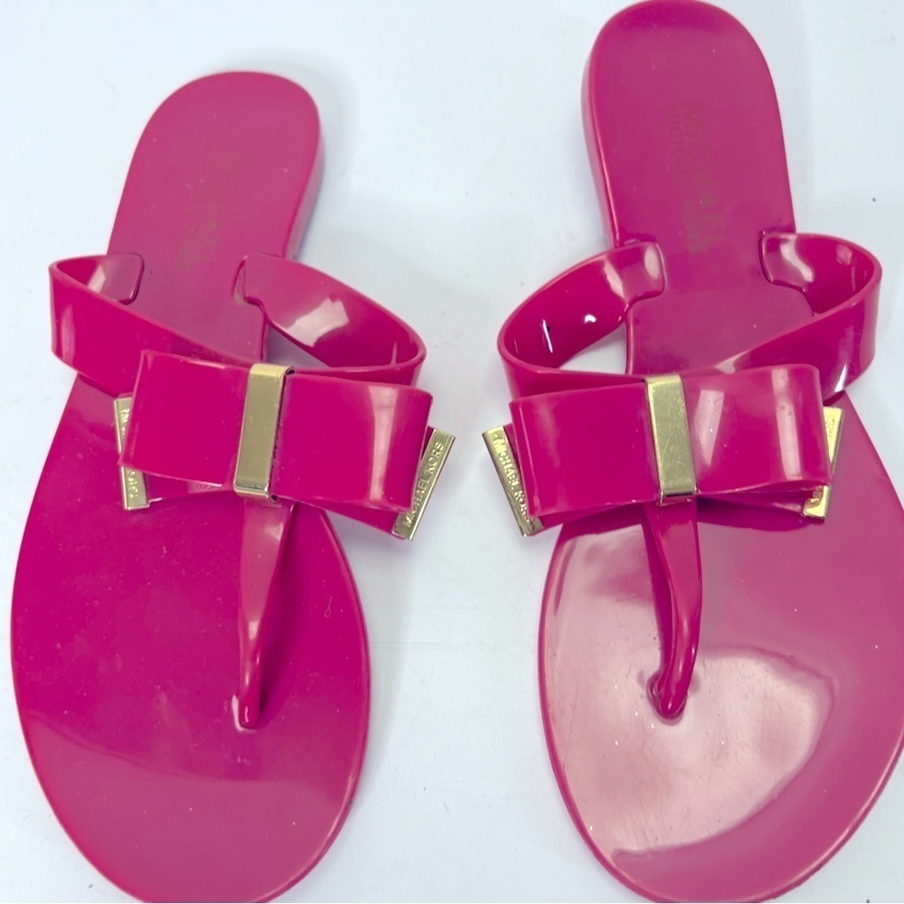 MICHAEL Kors Pink Jelly Sandals Girls 3